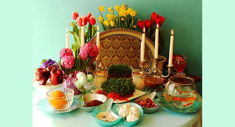 سفره هفت سین،میز نامزدی و تولد در بهاران مشهد